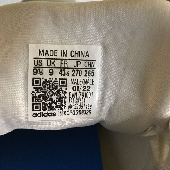 Adidas Club Chaos Spikeless Golf Shoes L7W5341 Gray and Blue Sz Men's 9.5 - Picture 13 of 13